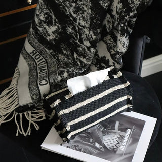 Tweed-style fringe mixed tissue case