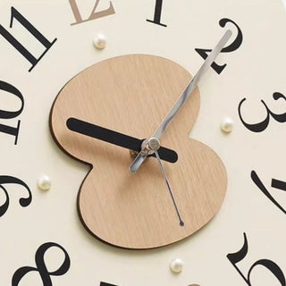 Square Acrylic Wood Art Clock  Wall Clock