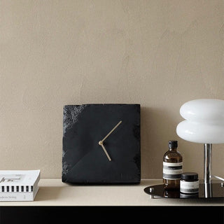 Square Block Clock   Table Clock Wall Clock  Silent
