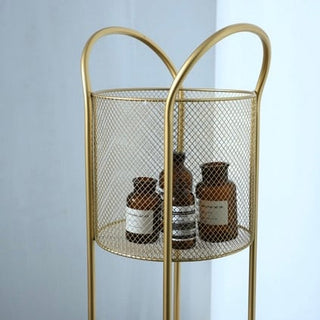 tier laundry basket with casters storage cart