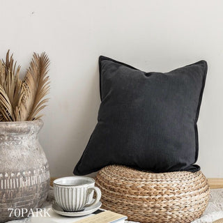 Linen Plain Simple Cushion Cover