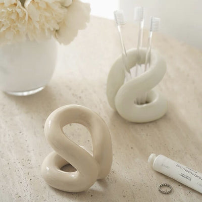 Chubby Ceramic Brush Stand  Multi-purpose stand pen holder