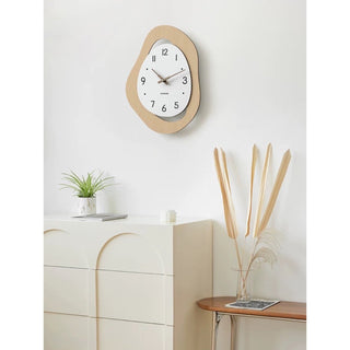 Nuance Curve Retro Clock  Wall Clock