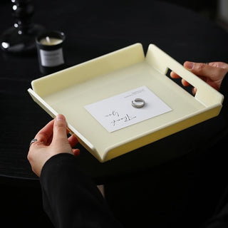Square-shaped Simple Acrylic Mini Tray Cream Storage