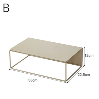 Iron Multifunctional Storage Monitor Stand Bookstand