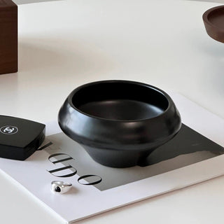 Ceramic Round Deep Bowl Accessory Tray