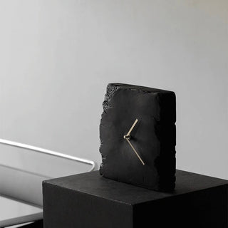 Square Block Clock   Table Clock Wall Clock  Silent