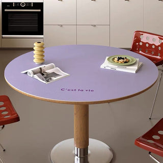 Simple Lettering Color Round Tablecloth Mat    60cm x 80cm