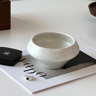 Ceramic Round Deep Bowl Accessory Tray