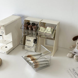 Tabletop Divider Slanted Storage Box Tea Bags