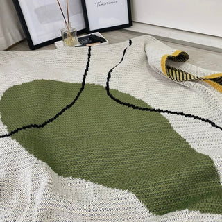 Nuance Wave Design Knit Blanket 120 x 160 cm Lap Blanket
