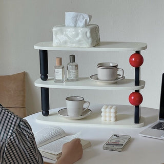 Red Ball Three-Tier Storage Display Rack