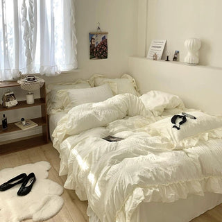 Gathered Frill Duvet Cover Set