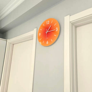 Gradient Wall Clock with Stand and Lettering