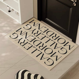 Black lettering entrance mat 50x80 mud-removing mat