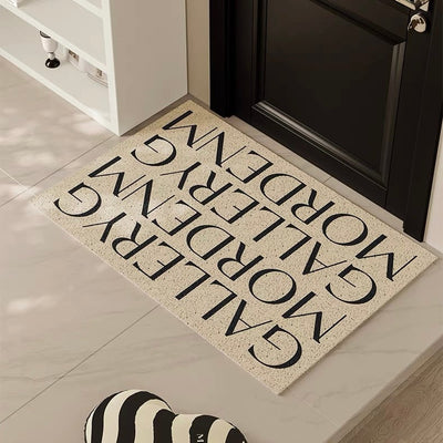 Black lettering entrance mat 50x80 mud-removing mat