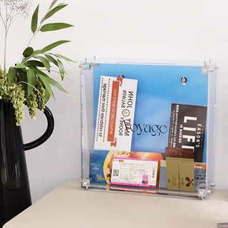 Acrylic Clear Square Ticket Storage Box   voyage