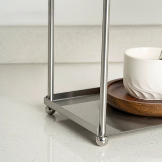 Stainless steel silver cup storage rack two-tiered or three-tiered 2 types