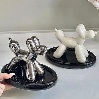 Balloon Dog Motif Key Tray   Dog Key Storage for Entryway