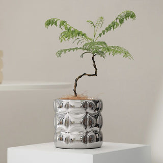 Square Bumpy Ceramic Pot Cover