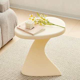 Curved Design Colorful Side Table