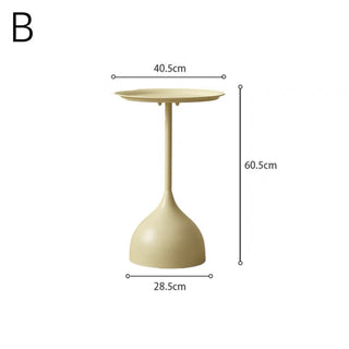 Iron Round Compact Side Table  Sofa Table