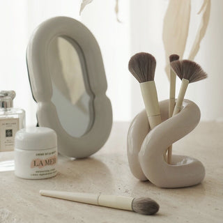 Chubby Ceramic Brush Stand  Multi-purpose stand pen holder