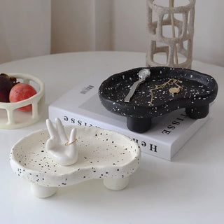 Ink Splash Pattern Wave Accessory Tray
