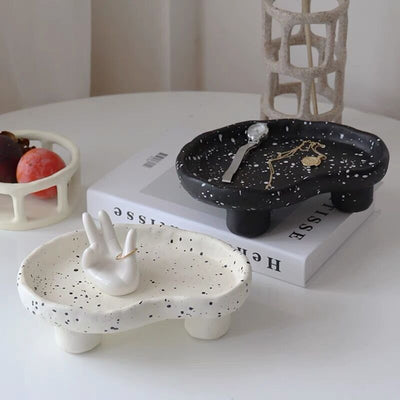 Ink Splash Pattern Wave Accessory Tray