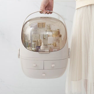 Portable Large Capacity Cosmetic Box  Makeup Storage