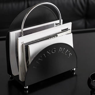Portable Lettering Design Magazine Rack Storage