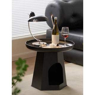 PetHouse Round Side Table     Sofa Table Cat House Multifunctional