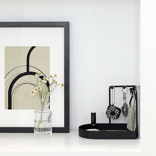 Corner Key Stand Tray   Entryway Storage Small Item Holder