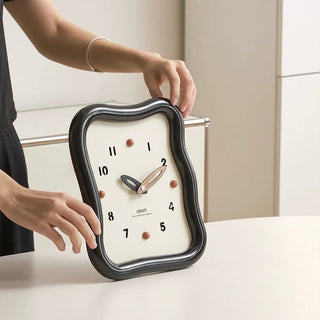 Chubby Nuance Wave Frame Clock  Table Clock