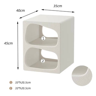 Nuance Open Rack Two-Tier Side Table