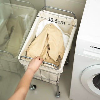 Laundry Basket Cart with Casters Tall Type Laundry Hamper Storage