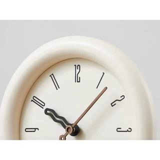 Monochrome Arch-shaped Clock Pendulum Clock  Wall Clock
