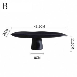 Asymmetrical Footed Accessory Tray 2 Sizes  Compote Fruit Tray