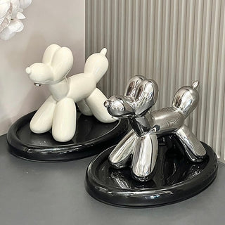Balloon Dog Motif Key Tray   Dog Key Storage for Entryway