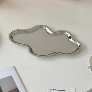 Cloud-type Wave Accessory Tray   Plate Small Item Holder Perfume Storage