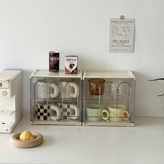 Clear Acrylic Two-Tier Display Storage Box