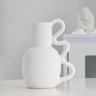 Wave Handle Flower Vase