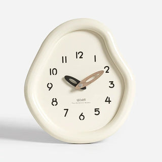 Chubby Frame Curved Design Clock  Table Clock