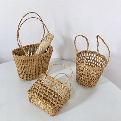 Natural Storage Mini Basket  Basket Bag