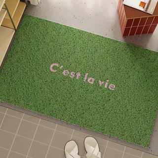 Simple Lettering Color Entrance Mat  50 x 80 cm Mud Removal