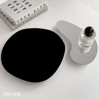 Legged Wave Acrylic Mirror Tray