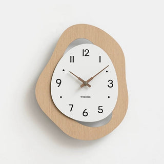 Nuance Curve Retro Clock  Wall Clock