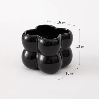 Cube Pokopoko Ceramic Pot Cover