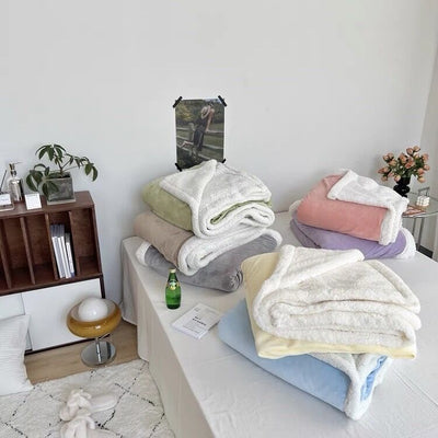 SherbetColor Blanket  Solid Color Blanket