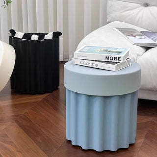 Storage-equipped Compact Colorful Side Table Stool     Entrance Hall